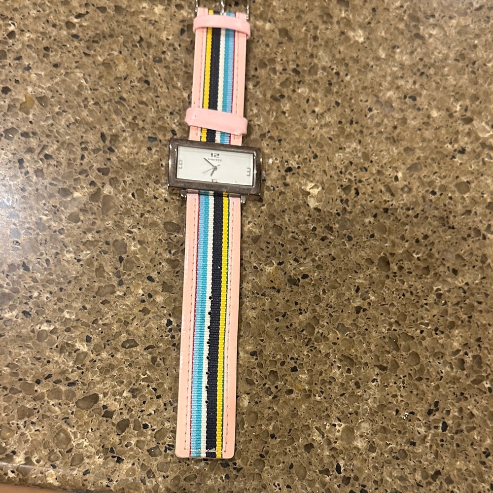 Vintage Nine West Pink and Blue Watch